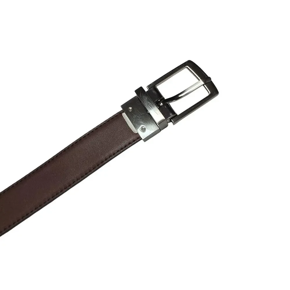 Boys Dress Belt Reversible Brown Black Leather Size Small 22